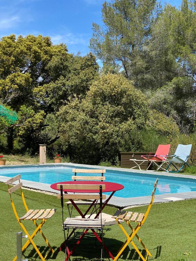 Ferienwohnung Le Gite Des Cadieres Evenos Exterior foto